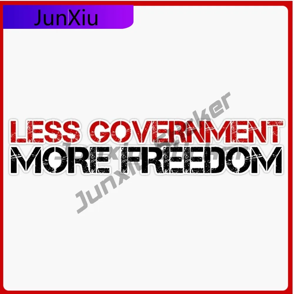 

Less Government Freedom Free Speech Liberty Political Vinyl Waterproof Sticker Decal Car Laptop Wall Window Bumper Sticker Custo