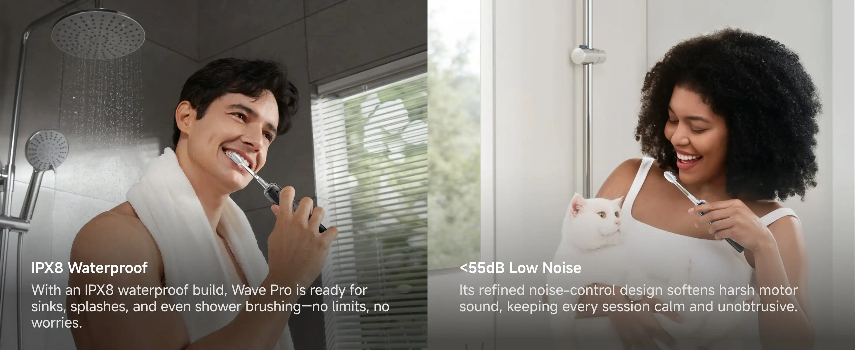 Laifen Wave PRO Electric Toothbrush Dual Model Daily Cleaning System Smart Pressure Sensor 70 Days Super-Long Battery Lifer IPX8 Waterproof – Detail 12
