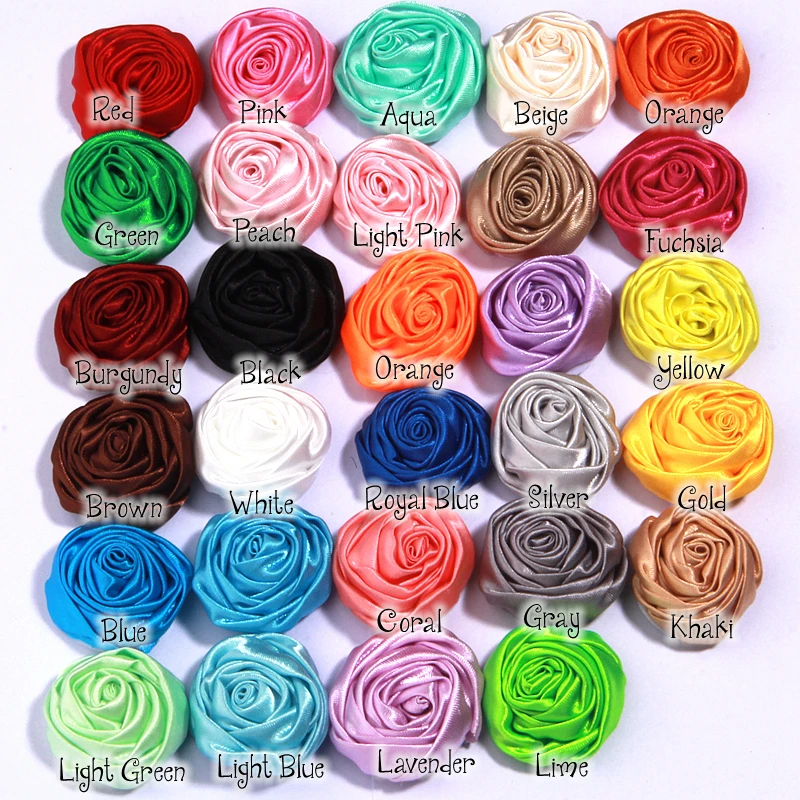 3.5cm 3D Organza Chiffon Gauze Burnt Edge Fabric Artificial Rose Flower Wedding Dress Neck Decoration DIY Hair Accessories