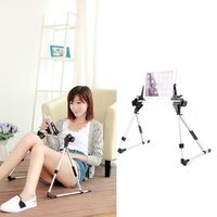 K0EA Tablet Stand Phone Holder Adjustable Lazy Bed Floor Desk Pad Foldable