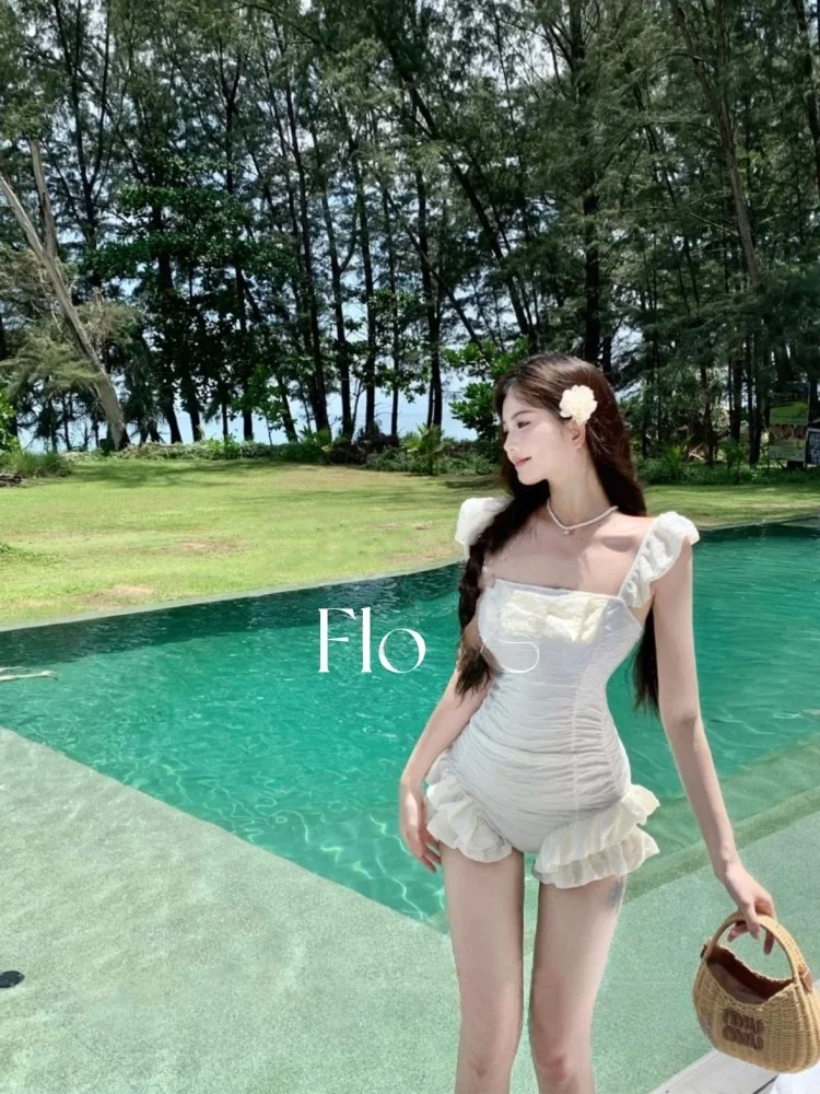 

Купальник Pure Desire Girl Gentle Sle, цельный, утягивающий, скрывающий живот, для горячих источников, с фиксированными вкладышами для груди, повседневный