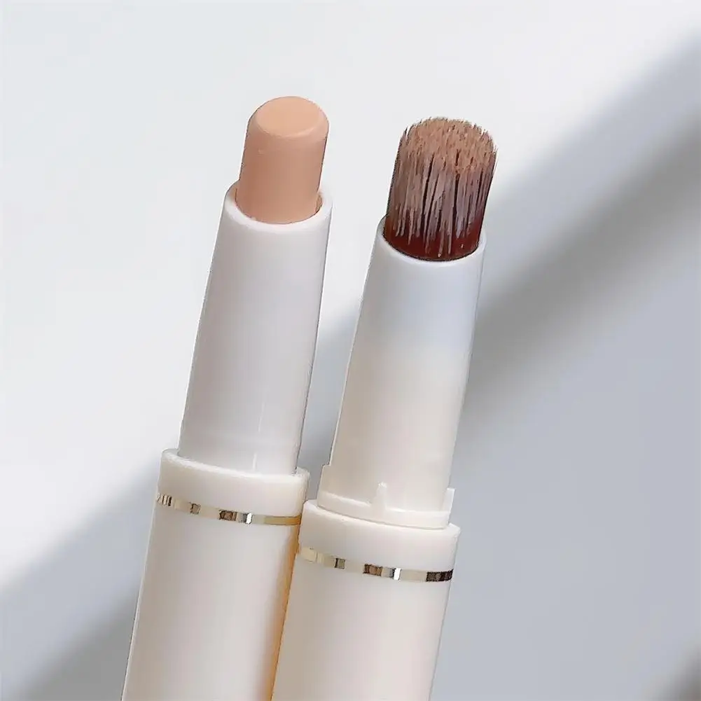 Concealer Cream Moisturising Waterproof Full Cover Dark Eye Circles Pimple Marks Double Head Foundation Concealer Stick