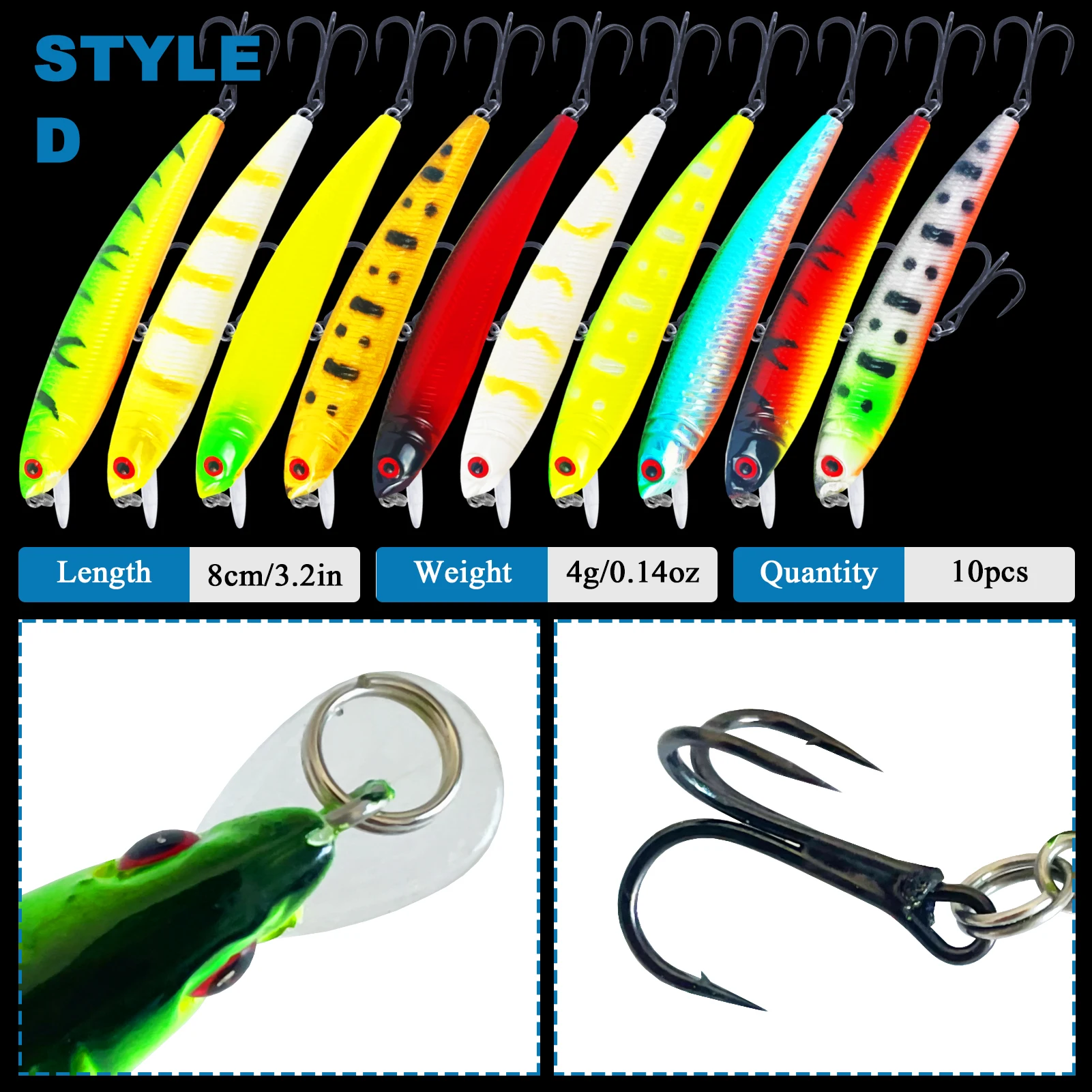 Free Fisher señuelos artificiales lubina: crankbait y popper - imagen 2