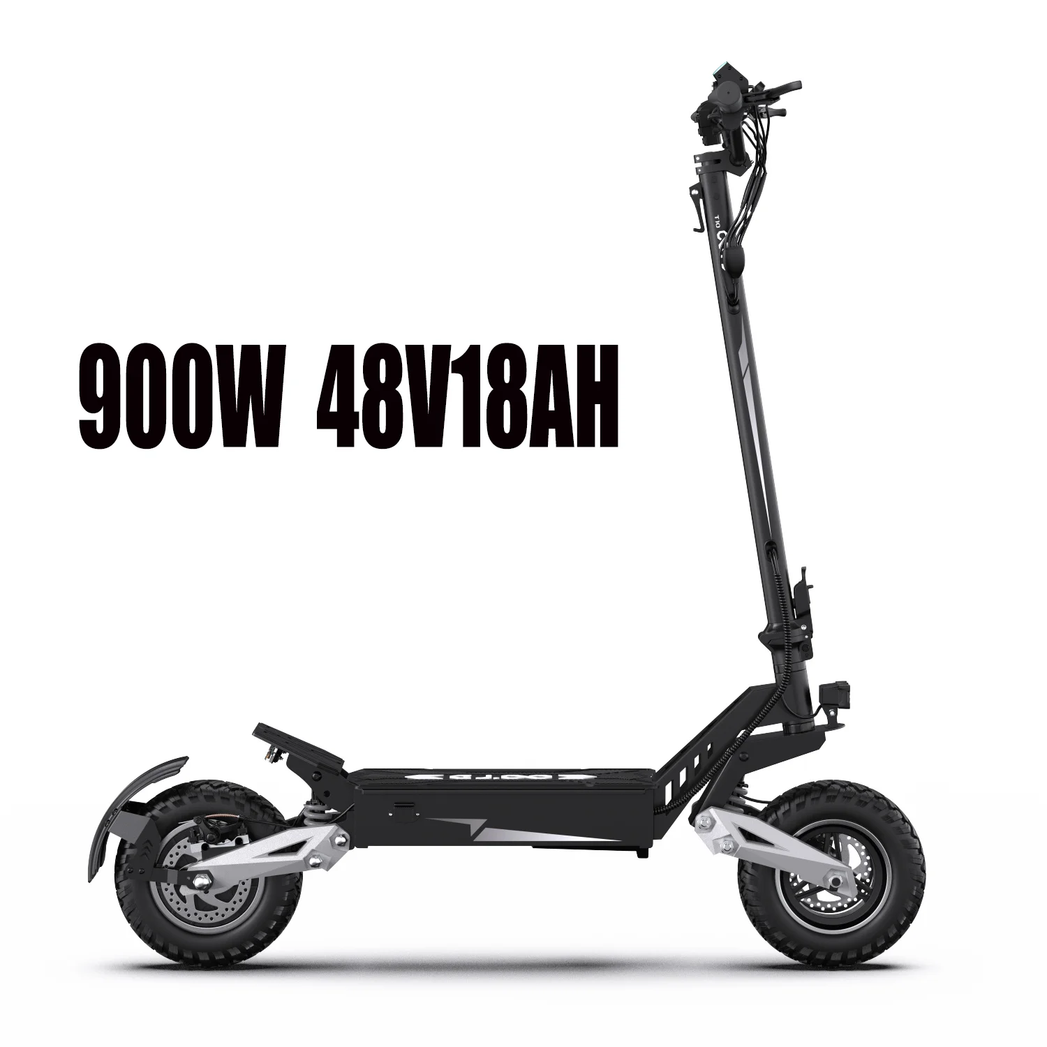 OOTD T10 E-Scooter 900W piekvermogen 48V18AH Lithium batterij Opvouwbare elektrische scooter 11-inch All Terrain band E-Scooters - afbeelding 1