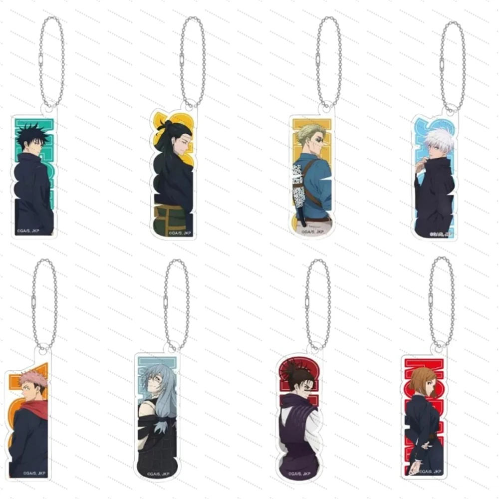 

Anime Jujutsu Kaisen Acrylic keychain as a gift for friends, a desktop decoration Fan gift Schoolbag pendant 6CM