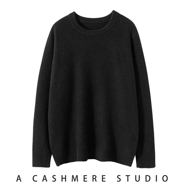 เสื้อสเวตเตอร์คอโอเนคสำหรับผู้ชาย แบรนด์ SoftCash สีพื้น ผ้าแคชเมียร์ 100% สไตล์ลำลองสำหรับธุรกิจ เหมาะสำหรับฤดูใบไม้ร่วงและฤดูหนาว คุณภาพสูง ถักอย่างประณีต