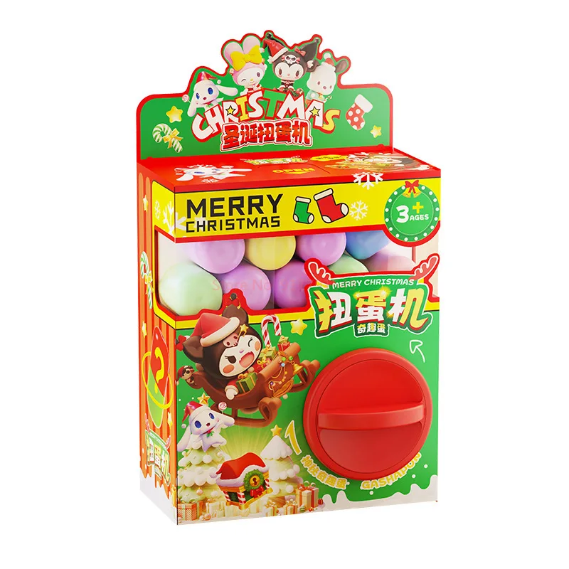 Nieuwe Sanrio 6/12/16 kinderen DIY ei draaien machine blinde doos speelgoed verrassing mini klauw pop game machine speelgoed kinderen gift