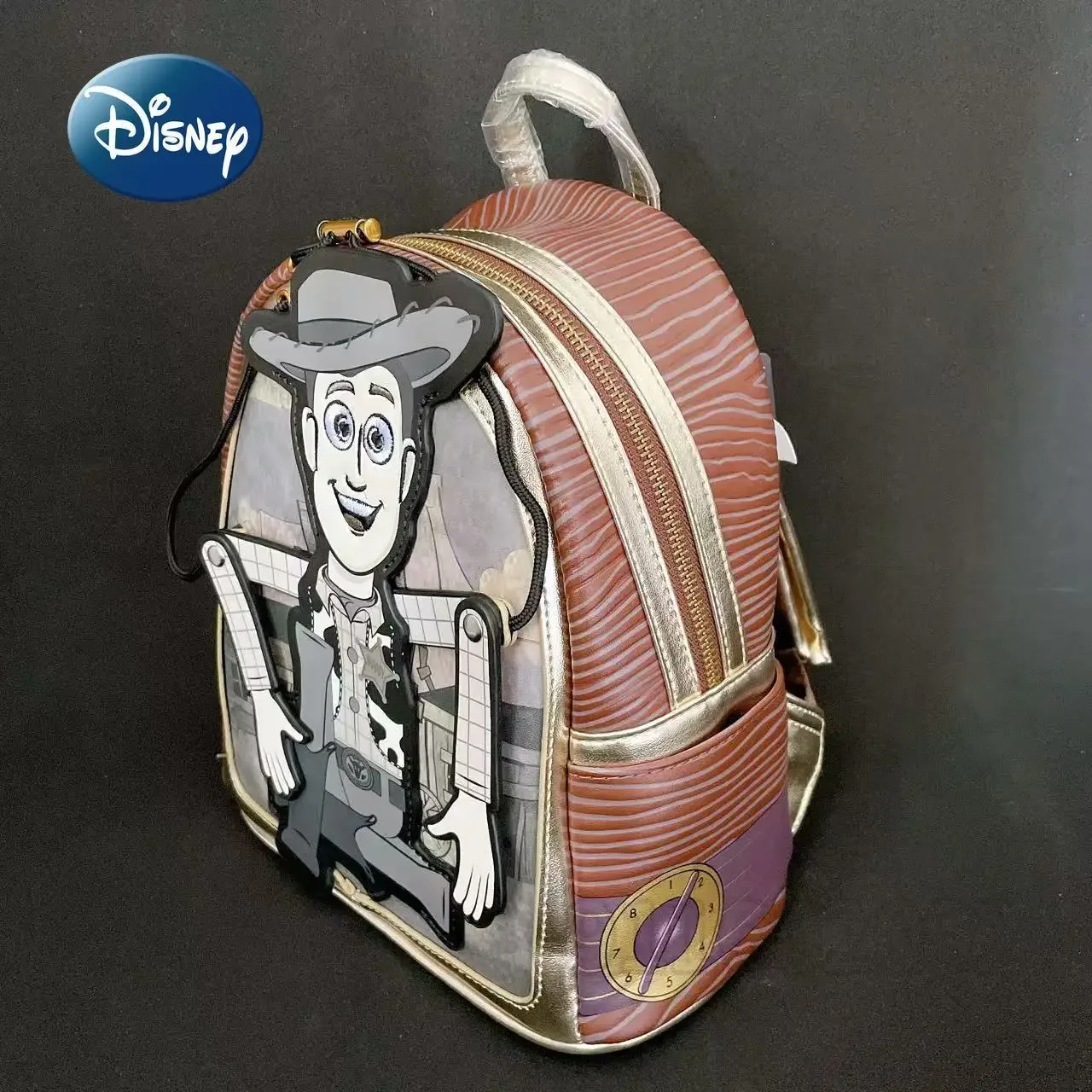 Disney New Original Mini Backpack Luxury Brand Loungefly Backpack Cartoon Cute Women's Backpack Fashionable Children's Schoolbag
