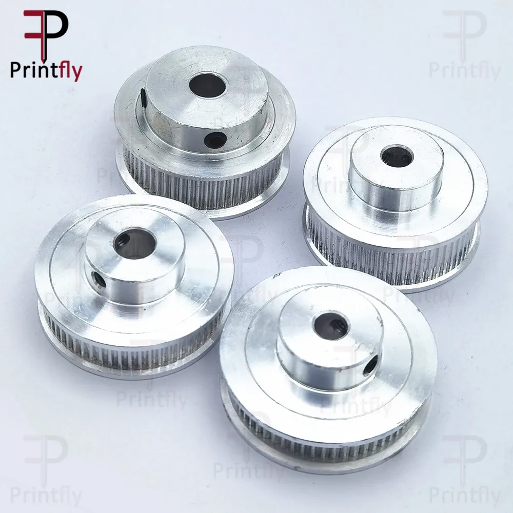 Printfly 2GT 60 teeth 2GT Timing Pulley Bore 5/6/6.35/8/10/12/14/15mm for GT2 Open Timing belt width 6mm/10/15mm 3D Printer