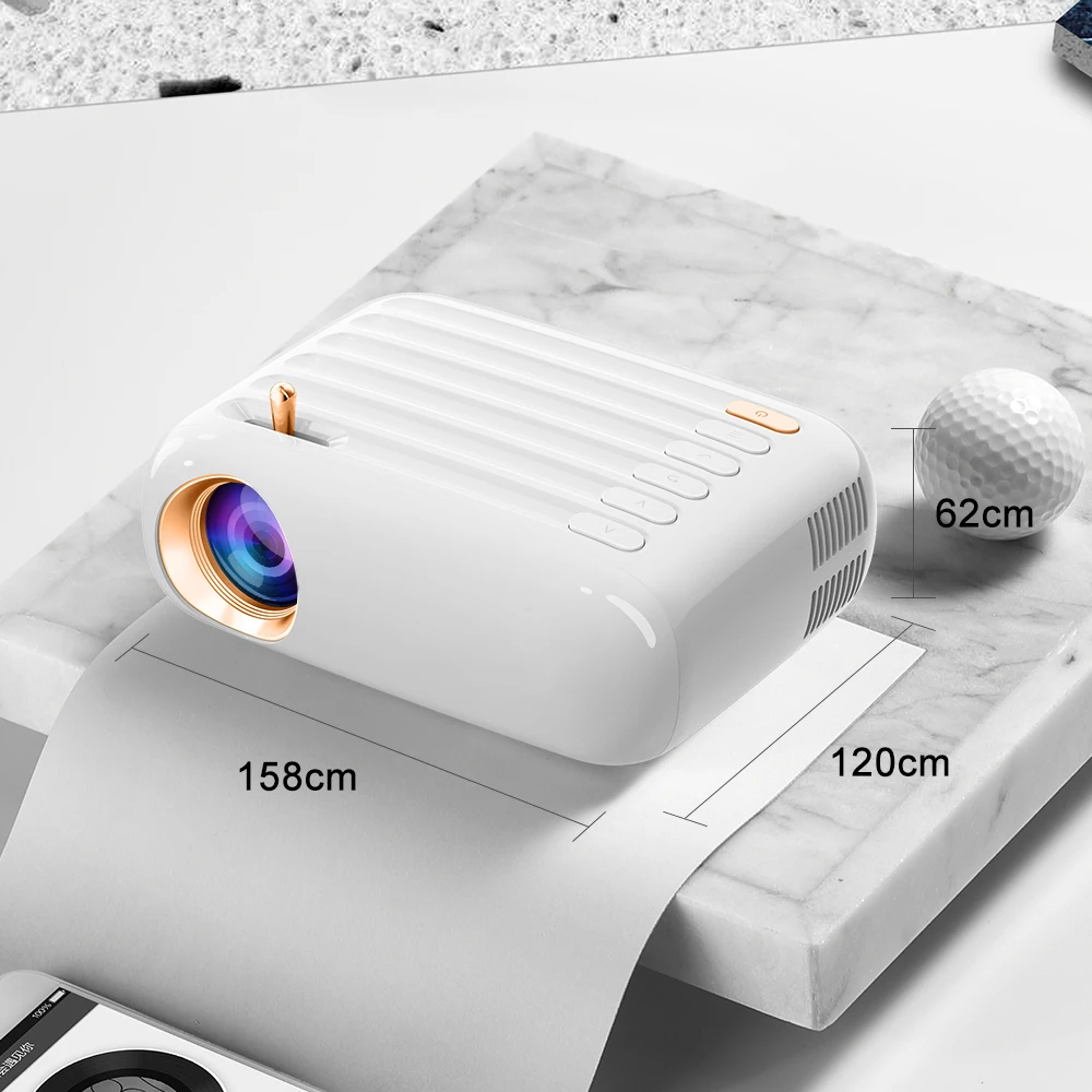 Everycom SKY-T3W Mini proyector Android 9,0 para cine en casa soporte portátil reproductor de vídeo multimedia 1080P proyector LED inteligente