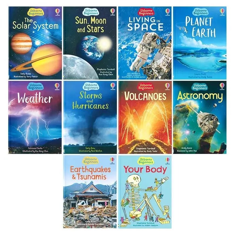 Usborne Beginners Box Set 10 books English version - 10 children's science popularization picture books