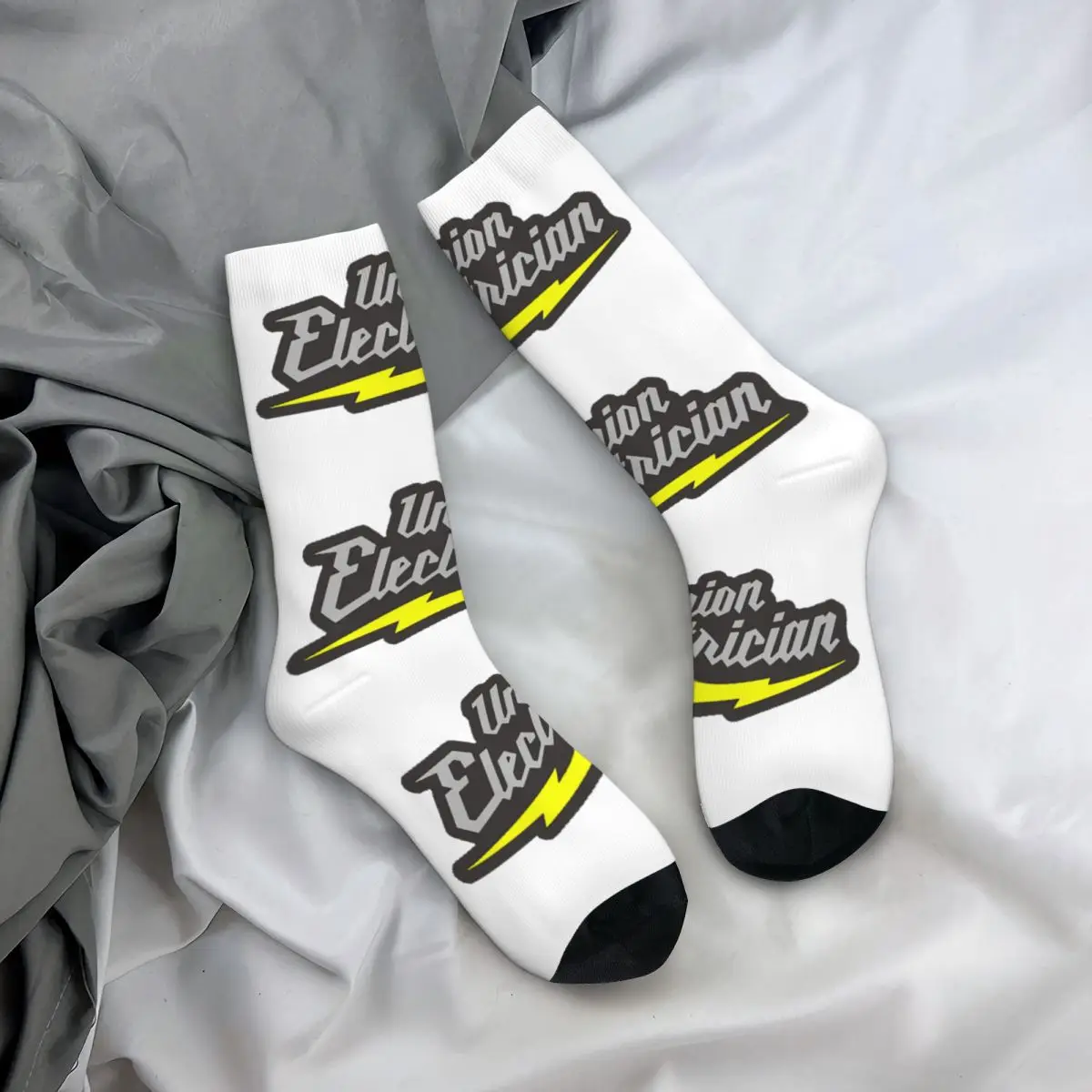 

Всесезонные чулки для экипажа, носки для электрика, длинные носки в стиле Харадзюку, аксессуары для мужчин и женщин, подарки