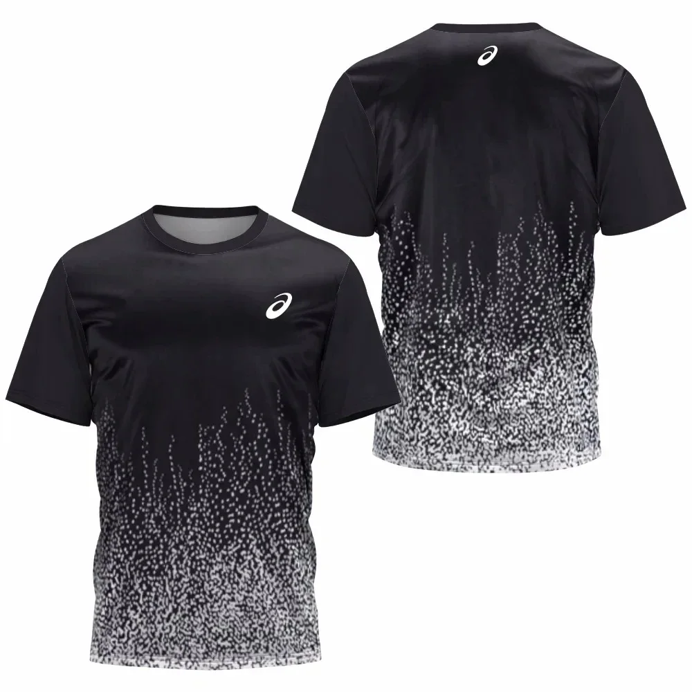 Men's T Shirts Summer Quick Dry Breathable Sports Short Sleeve Tops Gym T-shirt Outdoor Run Fitness Tees Fashion Tennis Clothing