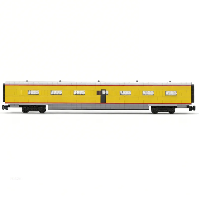 781pcs MOC Union Pacific Passenger Car Train Model Building Blocks Christmas Gifts Toy Idea 3D Creative Birthday Craft Education