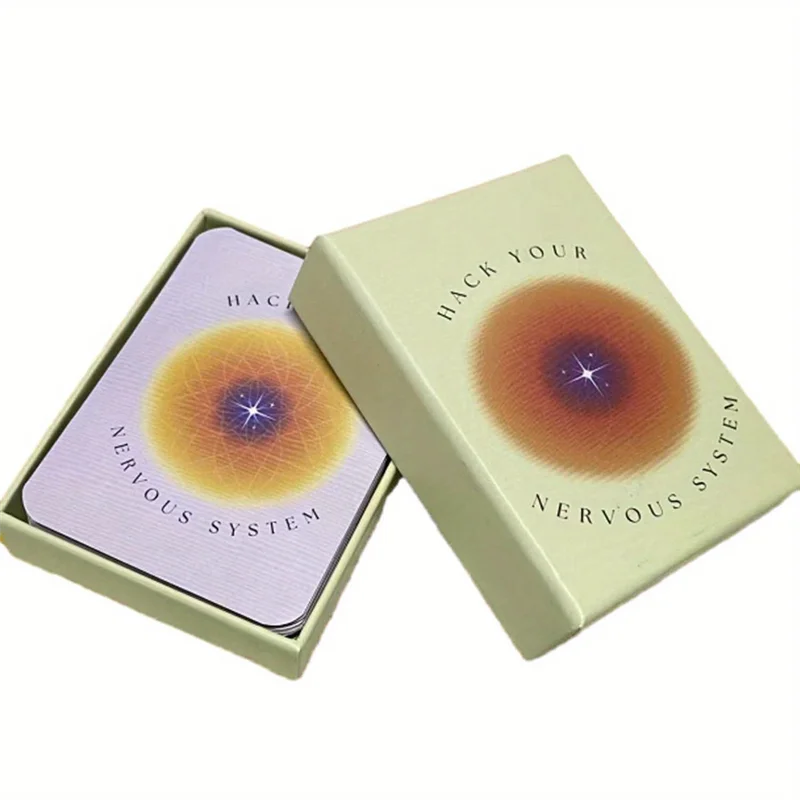 2025-Trend Entsperren Sie Ihr Nervensystemdeck, Körpertherapie, Vagus-Nerv-Übungskarten, mehrere Vagus-Nerventheorien, Kunstkarten