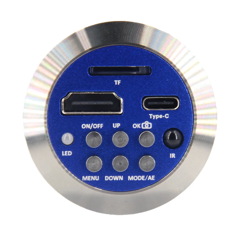 4K HD 1080P كاميرا فيديو مجهر 1-130X عدسة مصباح ليد للحصول على الصور الرقمية الهاتف PCB إصلاح لحام