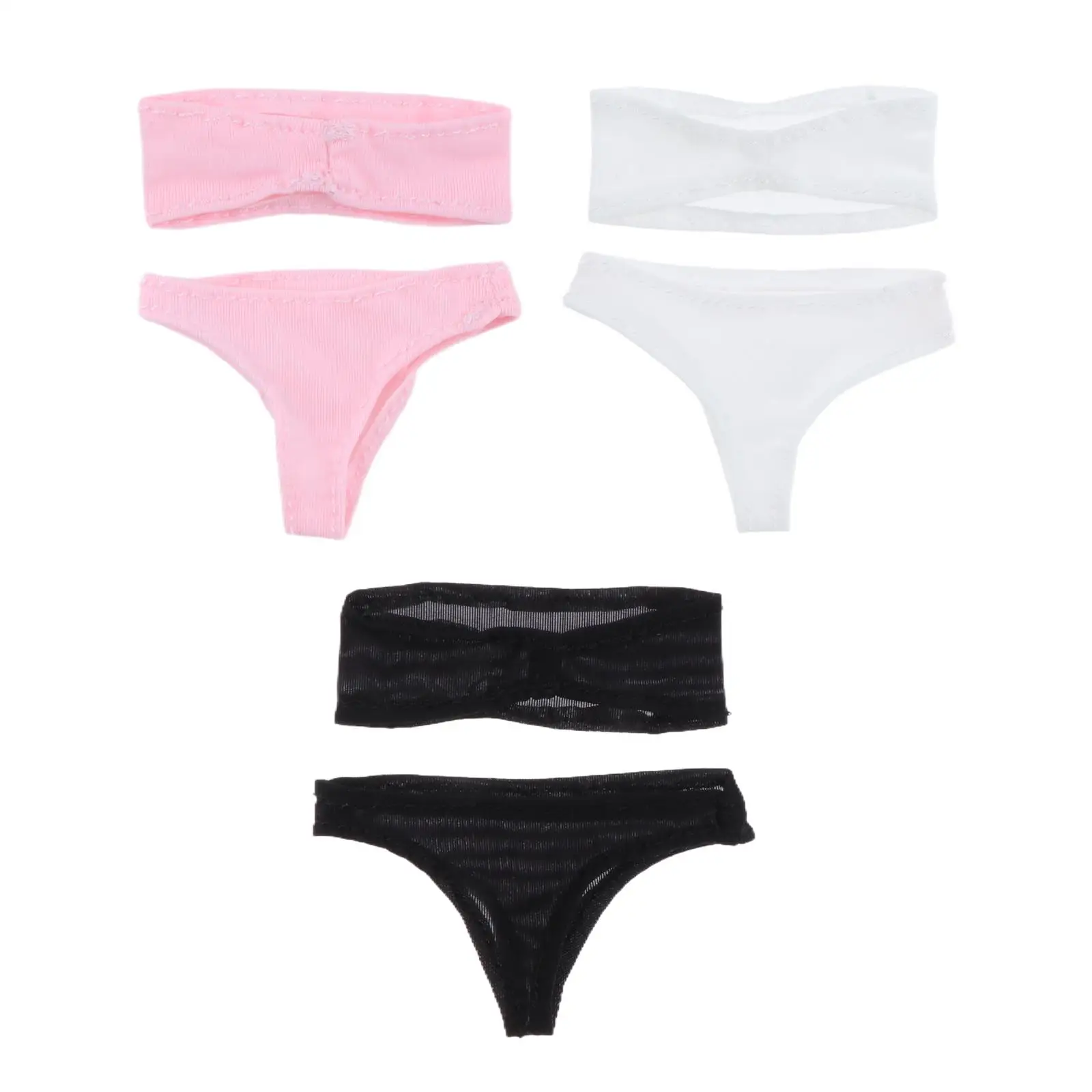 

1/6 Scale Female Clothes ,Women Figure Doll Clothing, Top and Bottom Underwear Set, Fashion Handmade for 12inch Action Figure