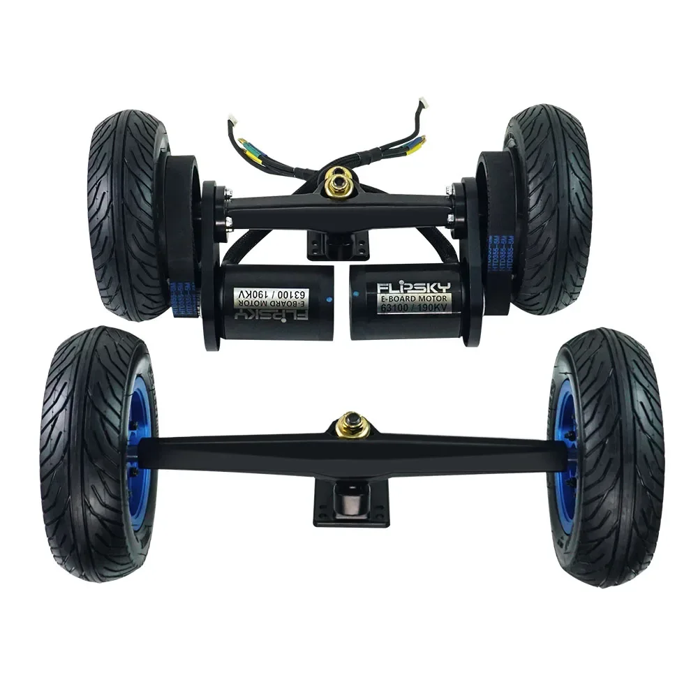 for New Group T7 DIY Electric Skateboard 15.22“Double Kingpin Trucks and 6374/6384/63100 190KV D shaft  Motor Kits (Dual Drive)