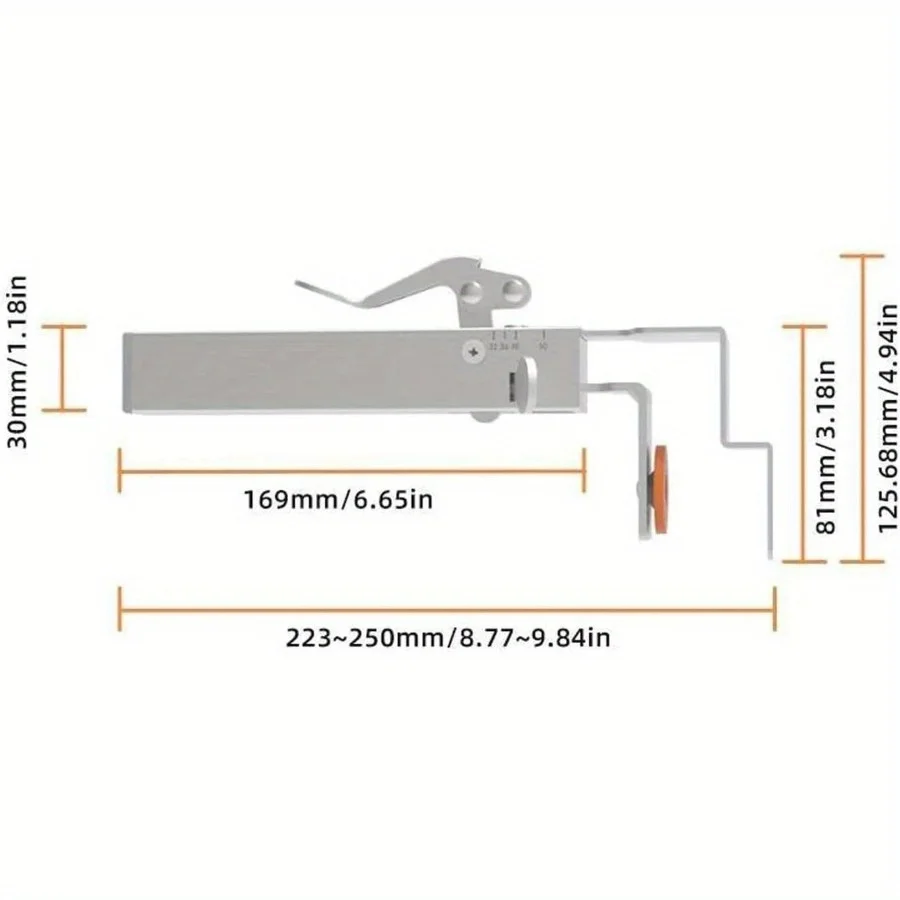 1Pc Adjustable Drawer Fix Clip Drawer Front Installation Clip Cabinet Hardware Fixture Click Fixed Detachable Fast Press Drawer