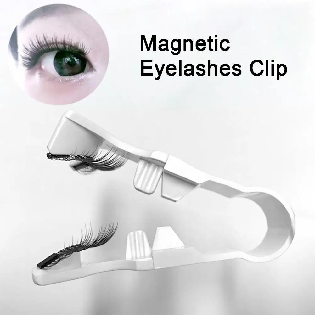 U-shaped Magnetic Eyelashes Applicator Helper Tool Effort Use Tools Saving And Makeup False To Easy Magnetic Eyelashes Clip I9U4