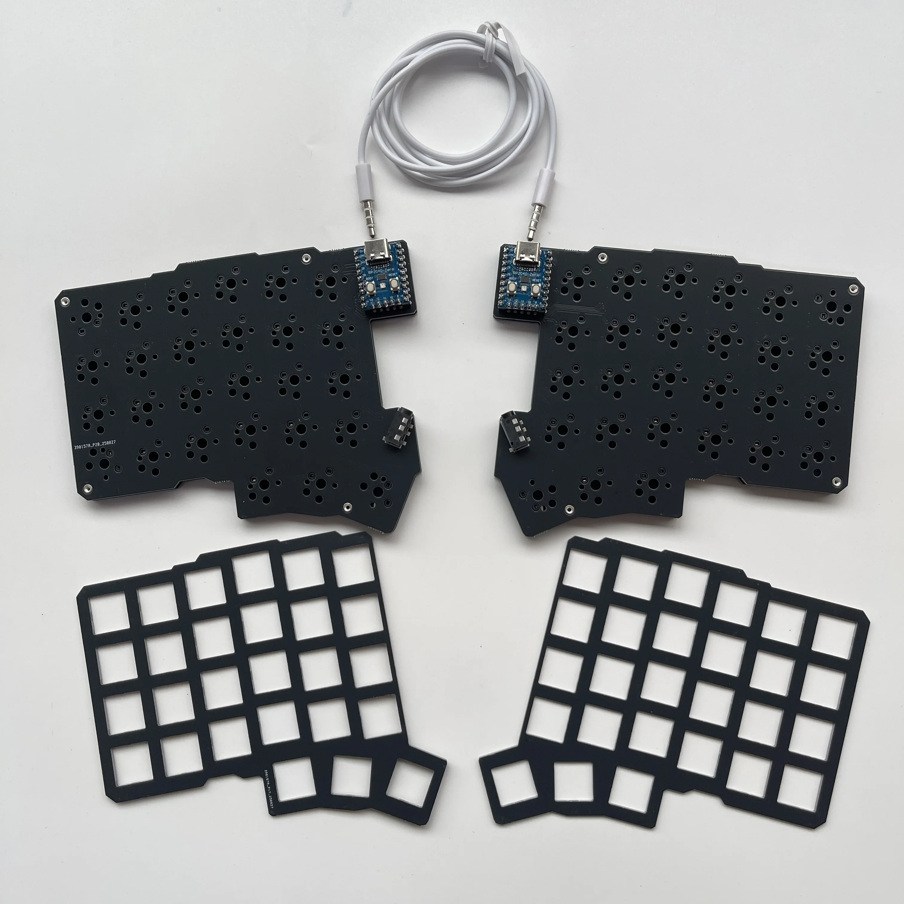 Silakka54 分割キーボード 有線 シングルモード QMK 分割キーボード