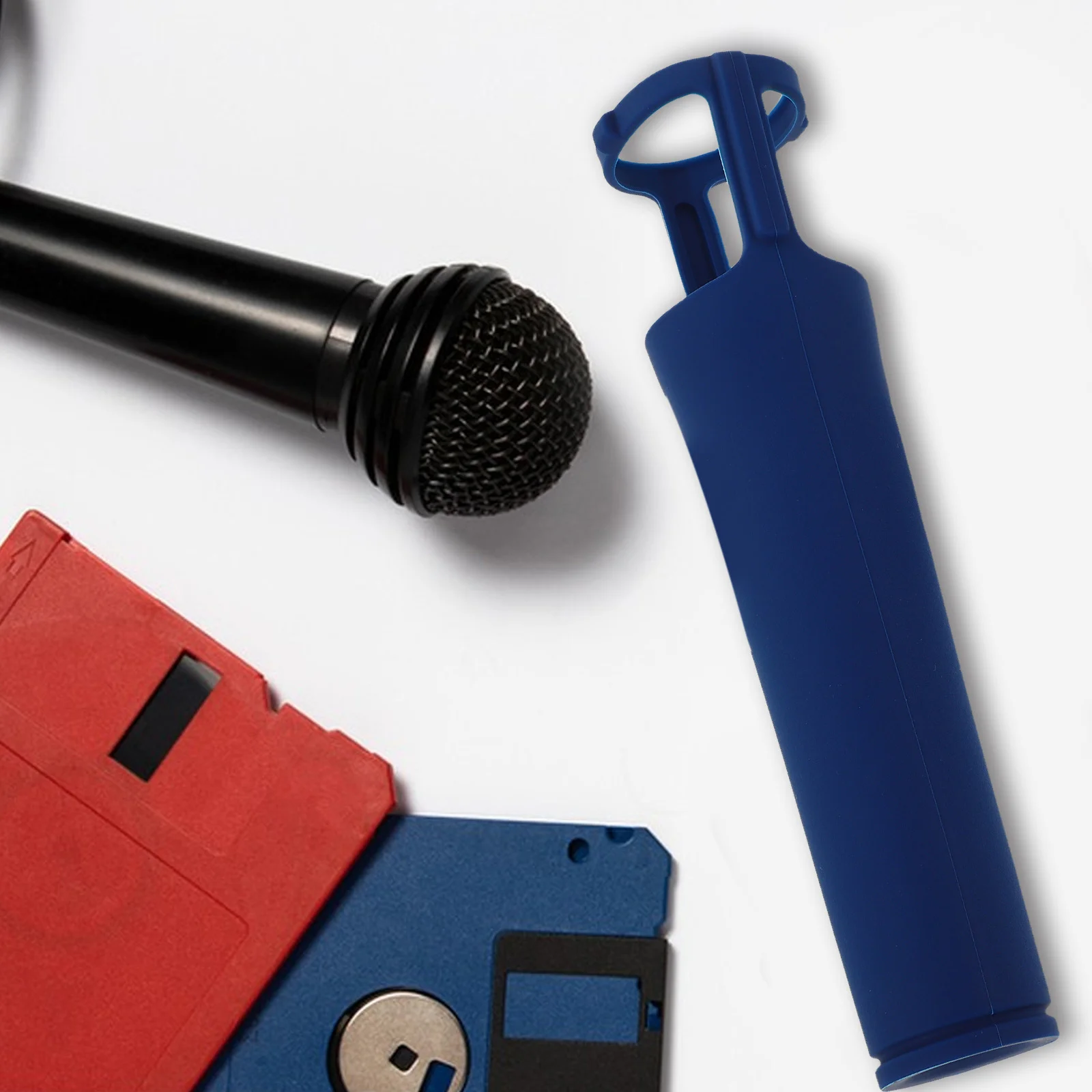 

Silicone Microphone Case For Handheld Mic Shockproof Anti-Drop Protection Live Streaming Recording Studio Ktv Performance