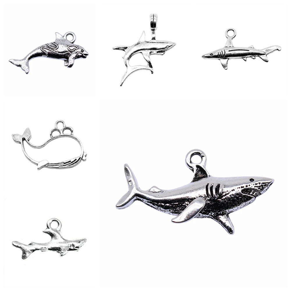 Sejuani diy charms for jewelry making kit pendant for bracelet jewelry accessories Shark Charms