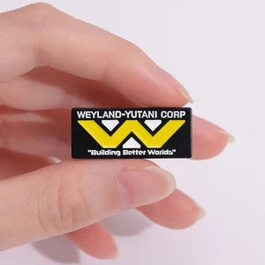 Science Fiction Film Enamel Pins, Broche de Cartoon Movie, Emblema de Metal Decorativo, Acessórios Mochila, Jóias para Amigos 8 principais vendas pins filme - №3