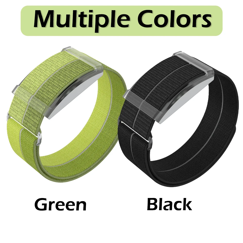 Breathable Feather Nylon Band for COROS Heart Rate Monitor Magic Buckle Soft Sport Replacement Bracelet Waterproof Wrist Strap