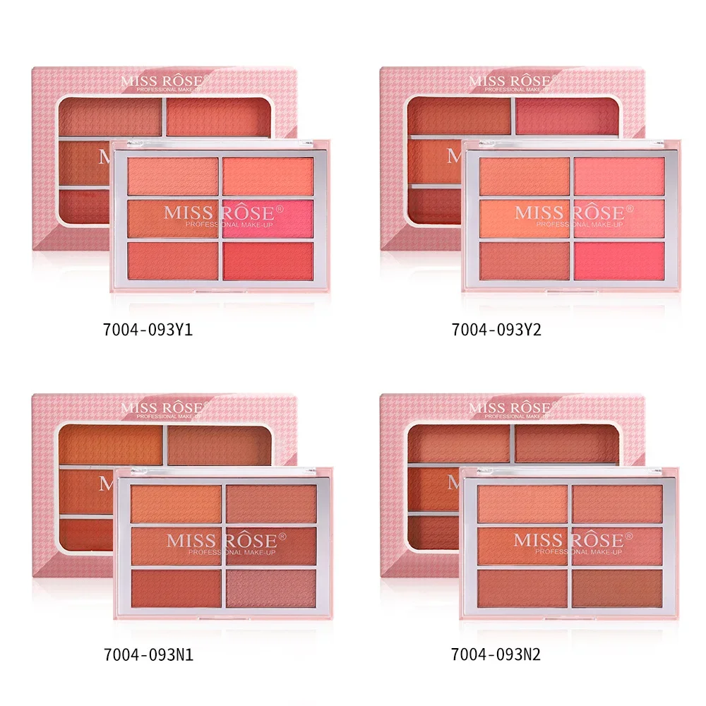 มิสโรส ออลอินวัน ทรей บลัชออน อายแชโดว์ คอนซีลเลอร์ 6 สี เนื้อแมท ไฮกลอส ฟื้นฟูผิว แต่งหน้าสไตล์ยุโรปและอเมริกา