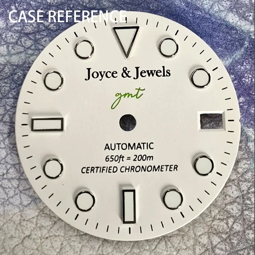 28,5-mm-Zifferblatt geeignet für NH-34/35/36 Uhrwerke, GMT-Leuchtzifferblatt, individuelle Anpassung von Logo/Namen, DIY-Zifferblatt-Uhrenteile – Detail 19
