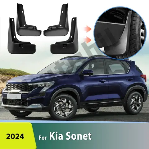 For Kia Sonet 2024 Fender Mudflaps Splash Guards Mudguards Mud Flaps car Accessories