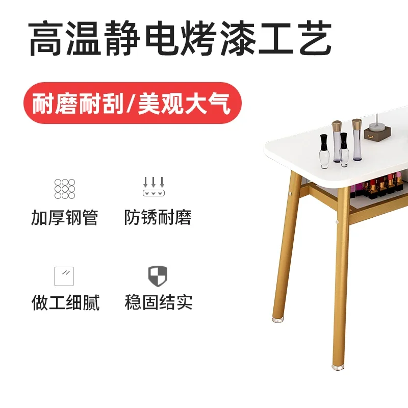 Modern Nordic Simplicity Nail Table Professional Dressing Manicure Table Wood Tabletop Mesa De Manicure Salon Furniture