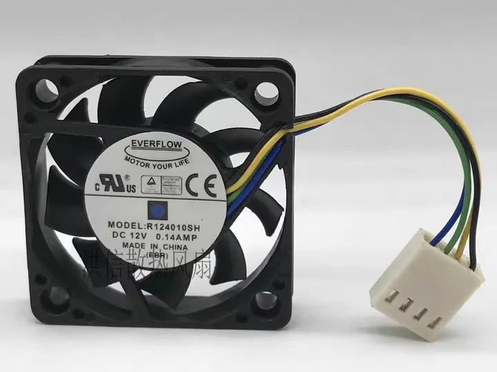 

Free shipping for brand new 4010 4CM R124010SH DC12V 0.14A 4-wire PWM speed regulating fan