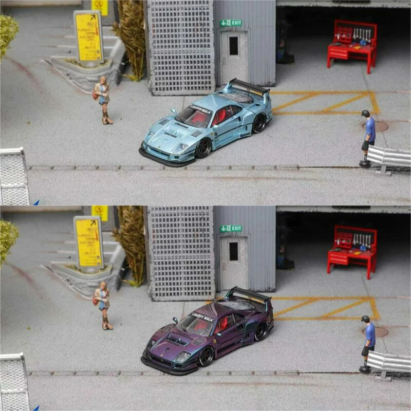 

[Предпродажа] Модели Star 1:64 LBWK F40 F430 Coupe RWB 964 930 LB-Silhouette Works 458 GT Mcl 650S 997 Боевой серый литой автомобиль