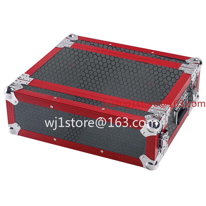 2U Microphone Air Case Receiver Effect Device Peripheral Equipment Storage Case Microphone Chassis Aluminum Alloy