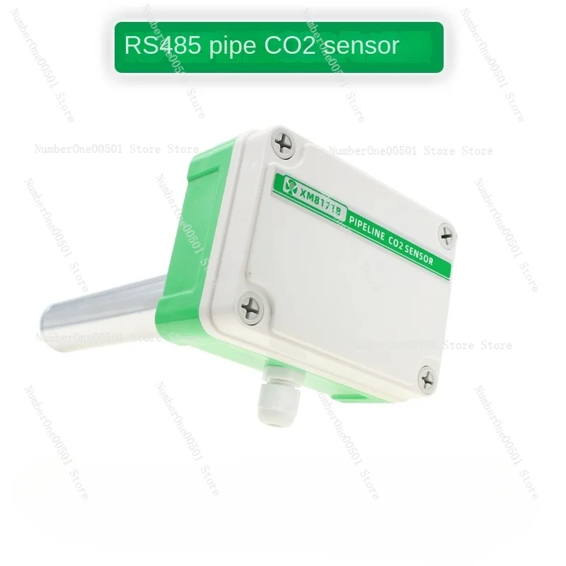 

Pipeline Carbon Dioxide Sensor RS485 Gas Concentration Detector Industrial Duct CO2 Detection Transmitter