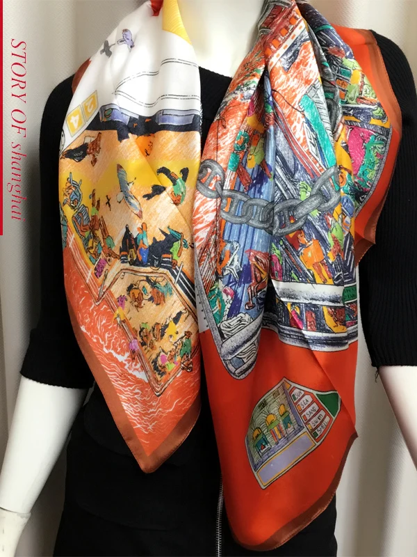 anghai-s-silk-scarf-women's-autumn-winter-90x90-silk-awl-wrap-outerwear-high-end-feel-gift-ethnic-sle-scarf
