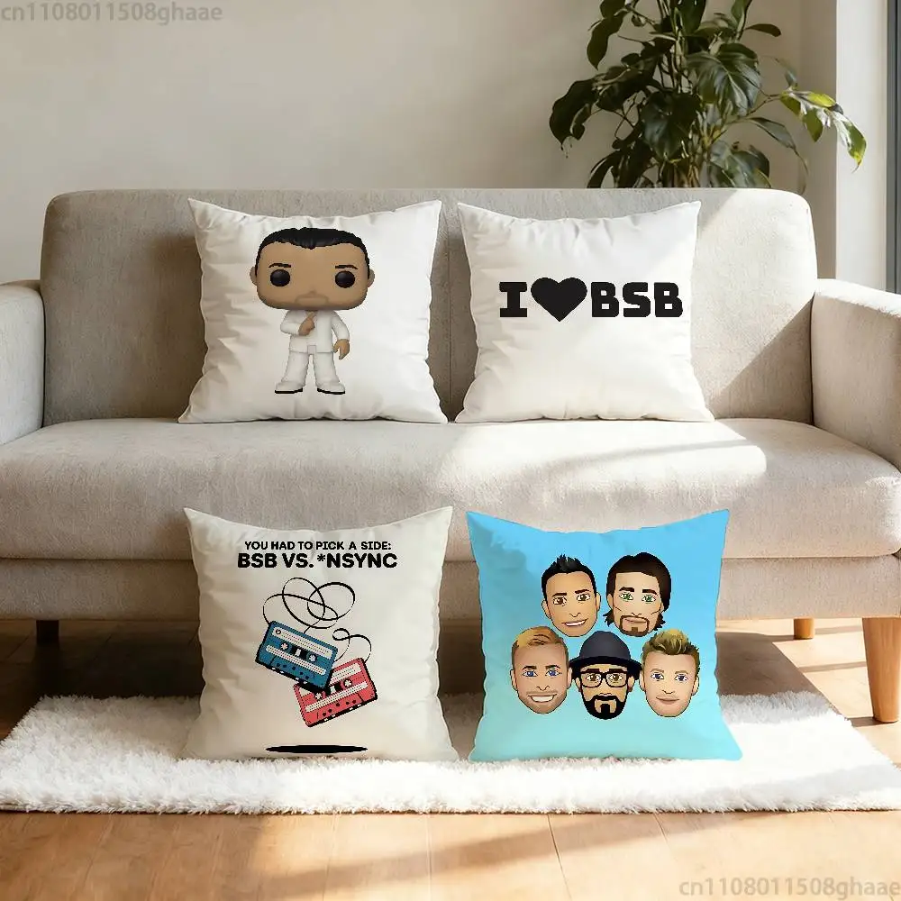 

Band B-Backstreet B-Boys Pillow Case Square Double-Sided Printing Short Plush Sofa Cushion Cover Bedroom Bedside Pillow