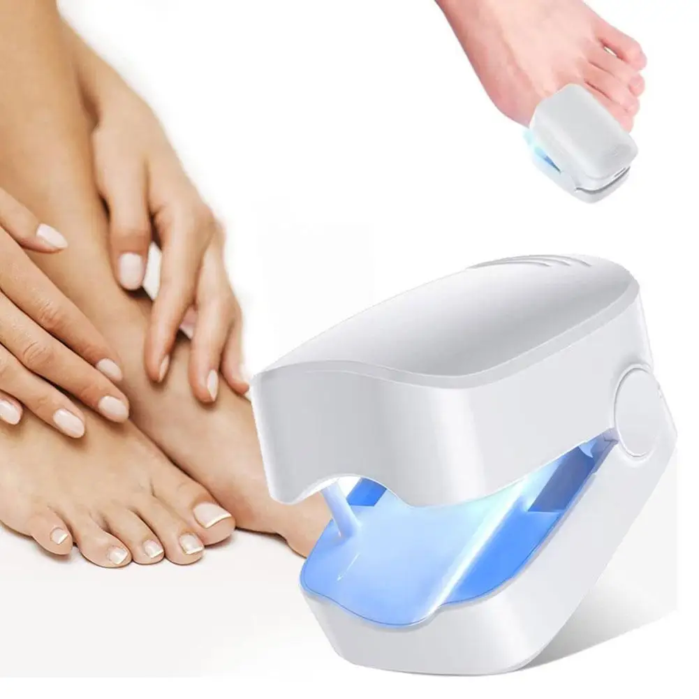 Nail Fungus Treatment LED Laser Device for Cleaning Onychomycosis USB Charge 1910nm Infrared Light 3460nm Blue Light Nail Salon