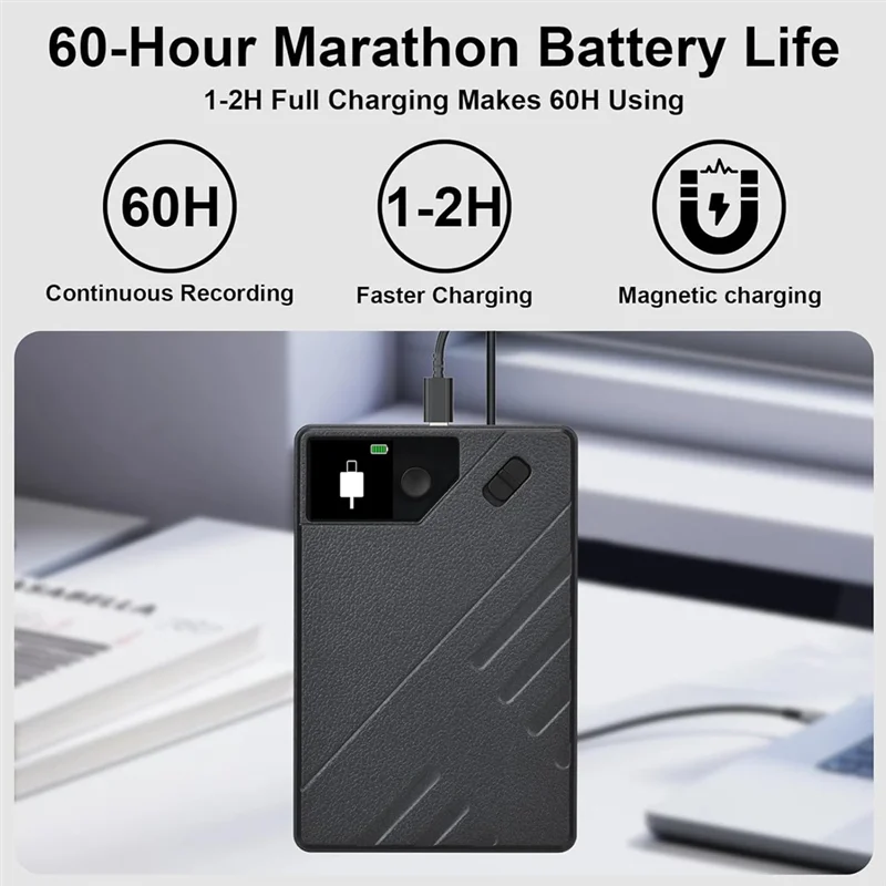 

A37T-Transcription Recorder Translator Chatgpt 93 Languages 64GB For Lectures, Meetings, Calls