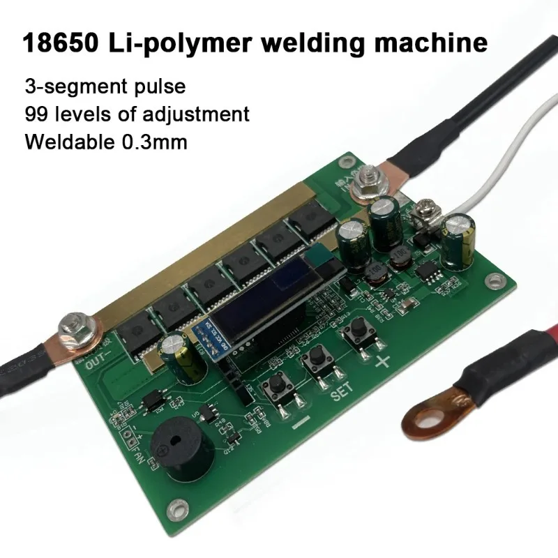 12V Spot Welder Module with Welding Pen DIY Spot Welder Kit Intelligent Spot Welder Control Board Set for Lithium Battery 18650