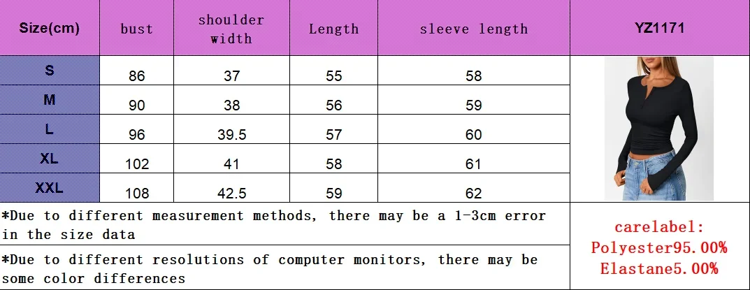 Frauen Herbst Frühling Top O Neck Button Langarm Shirts Einfarbig Slim Fit Pullover T-shirt Bluse Einfache Stil Dame Kostüm – Detail 1