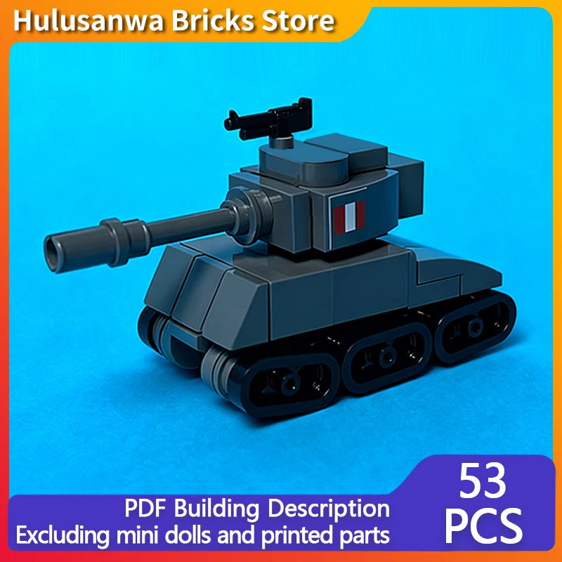 

WW2 Military Tanks Model MOC Building Bricks War Equipment Modular Technology Gifts Holiday Assemble Children Toys Suit