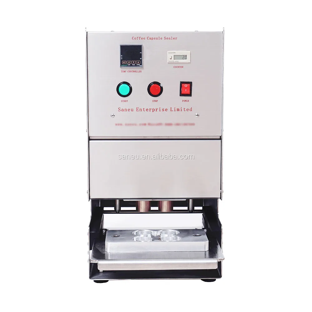 

4 Hole Nespresso Coffee Sealer Coffee Capsule Sealing Machine for Semi Auto Nespresso Filling Sealing Machine