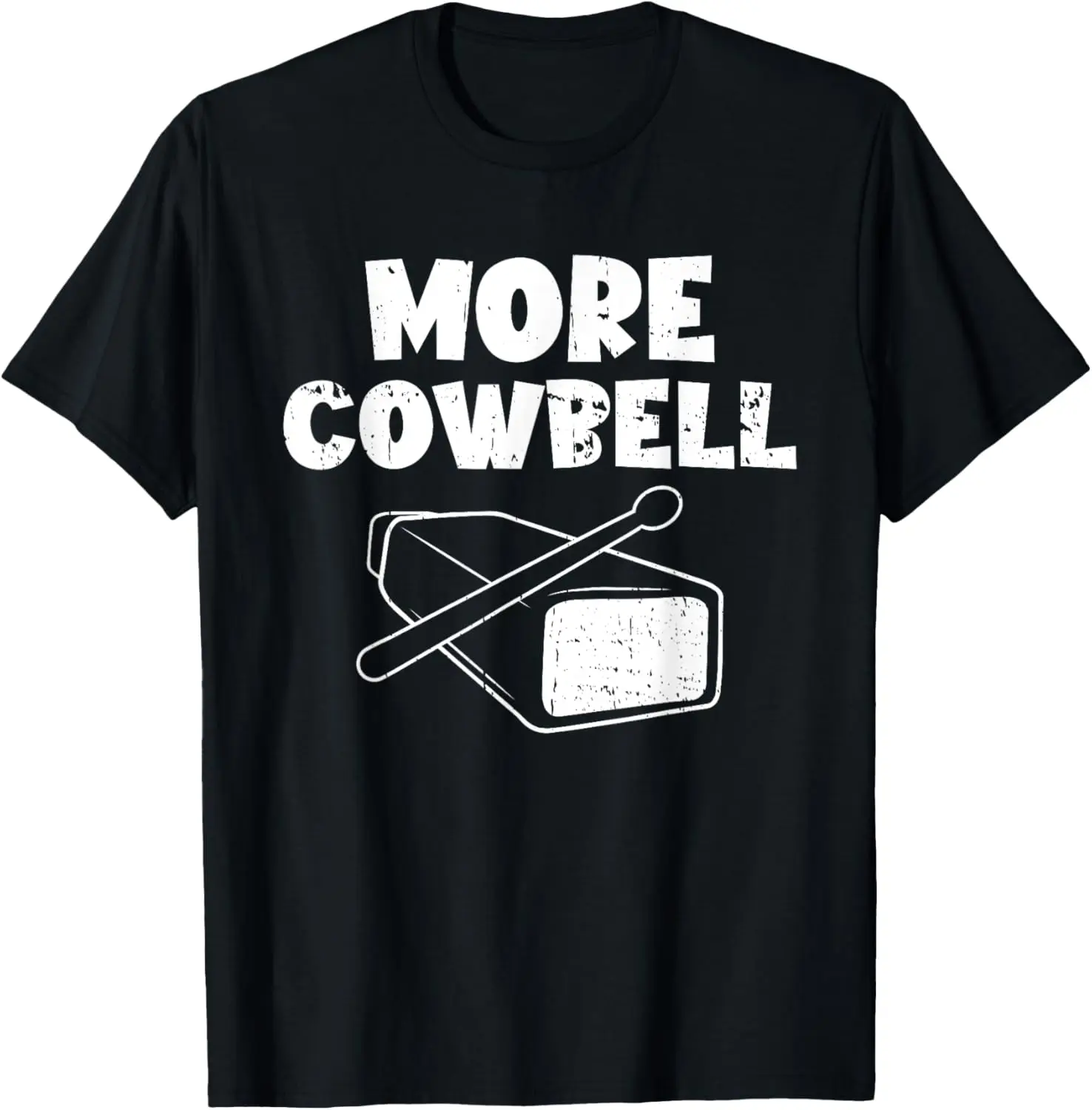 

More Cowbell Vintage Cowbell Humor Music Lover T-Shirt