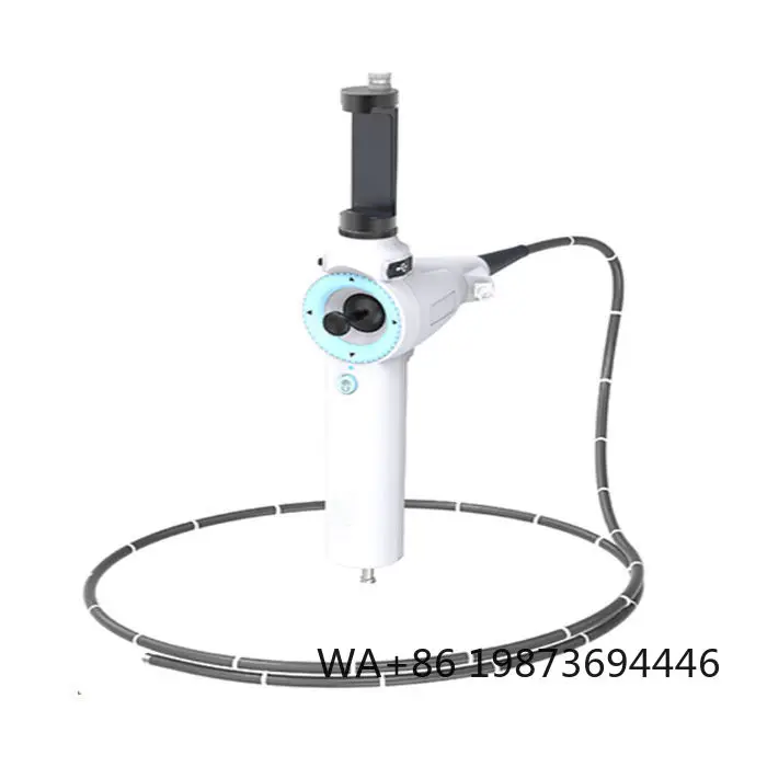 HD Flexible ENT Gastroscope, 100cm wireless system for pet animal digestive tract and ENT cavity examination