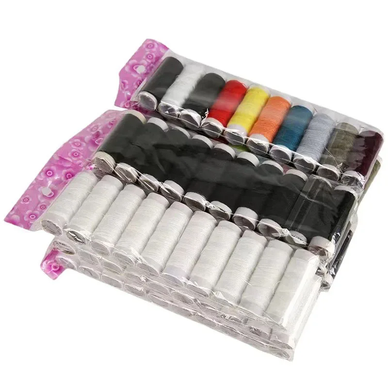 

10Pcs Sewing Threads 10Colors 200 Yards Per Spools Sewing Thread Machine Embroidery Thread for Hand Stitching Sewing Accessory