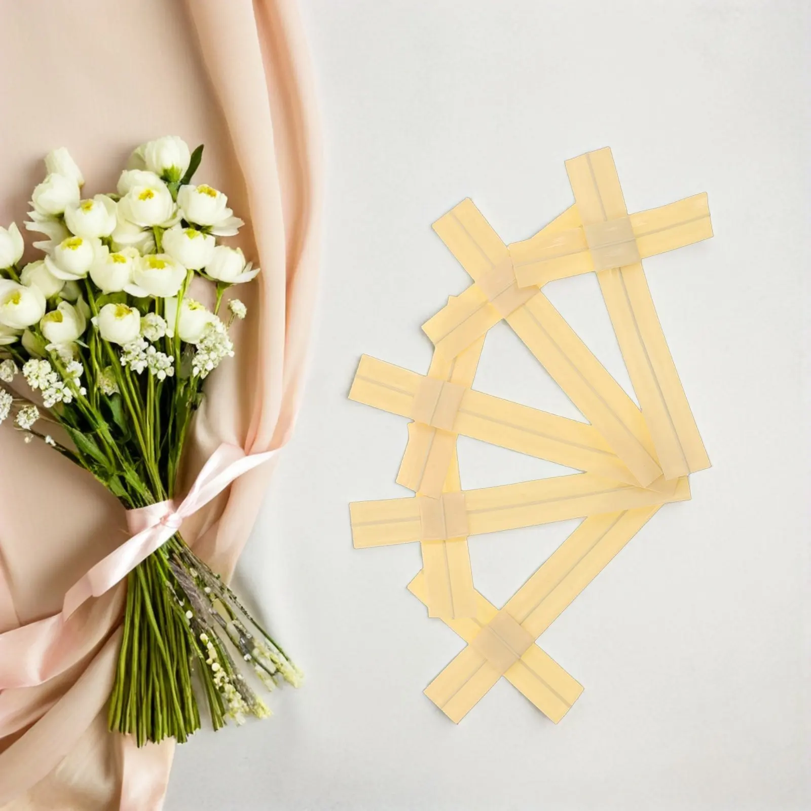10Pcs Faux Palm Grass Cross Wall Decor Natural Handwoven Rustic Christian Crosses for Church Wedding Baptism Religious Home