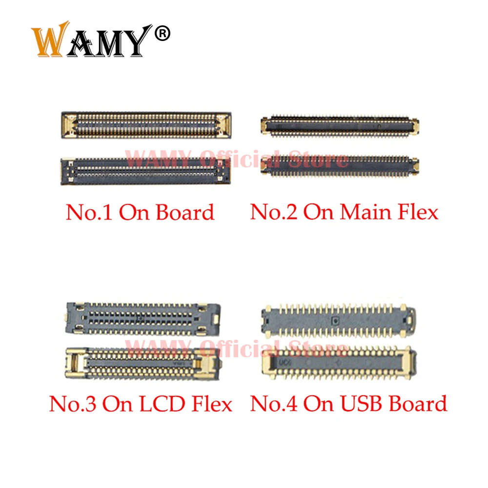 LCD Display Screen Flex FPC Connector For Samsung Galaxy A32 A325 A325F A326 A326F A82 A826 A826F On Board 40 78 Pin